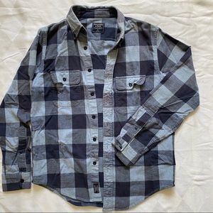 Blue flannel shirt